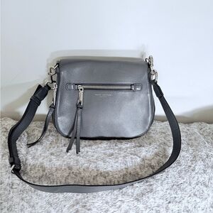 Marc Jacobs  gray leather recruit bag excellent condition comes with dust bag